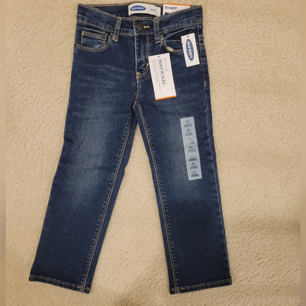 4T boys NWT old navy straight leg jeans
